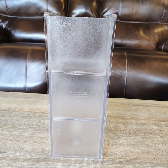 Rubbermaid Spacemaker 3 Tier Supplies Bin - Frosted Clear - Picture 4 of 9